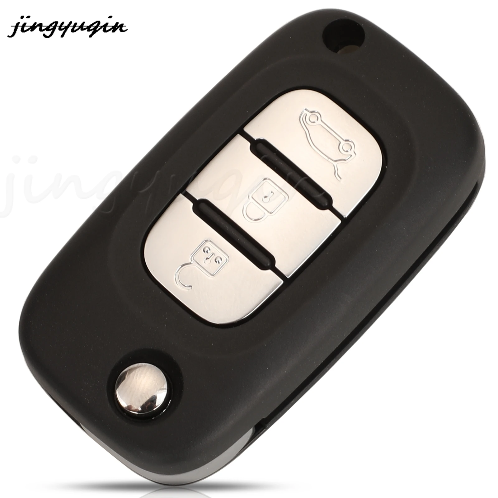 jingyuqin TWB1G767 OEM Flip Remote Key 3Button 433MHz PCF7961M 4A for Lada Vesta X-RAY XRAY Granta Kalina Priora 2015-2019