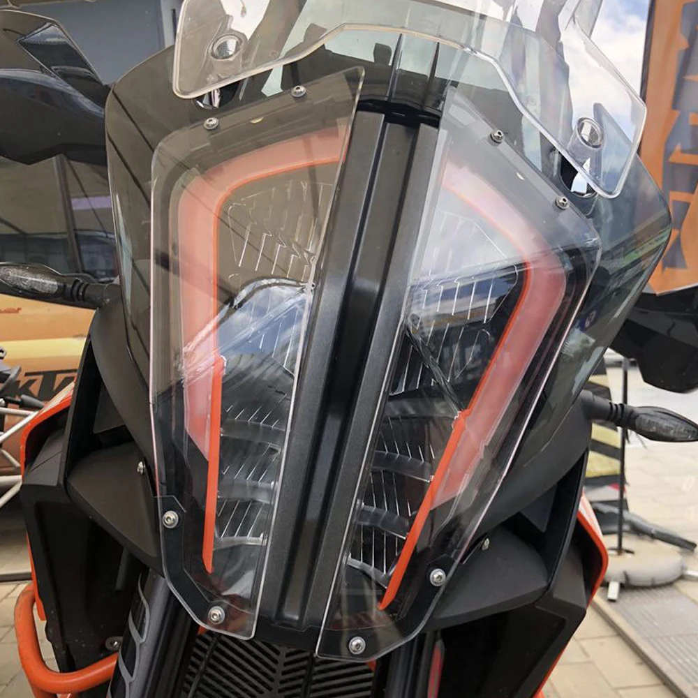 

Motorcycle Acrylic Headlight Protector Head Light Protective Cover Front Lamp Cover For 1290 Super ADV Adventure R S 2017-2020