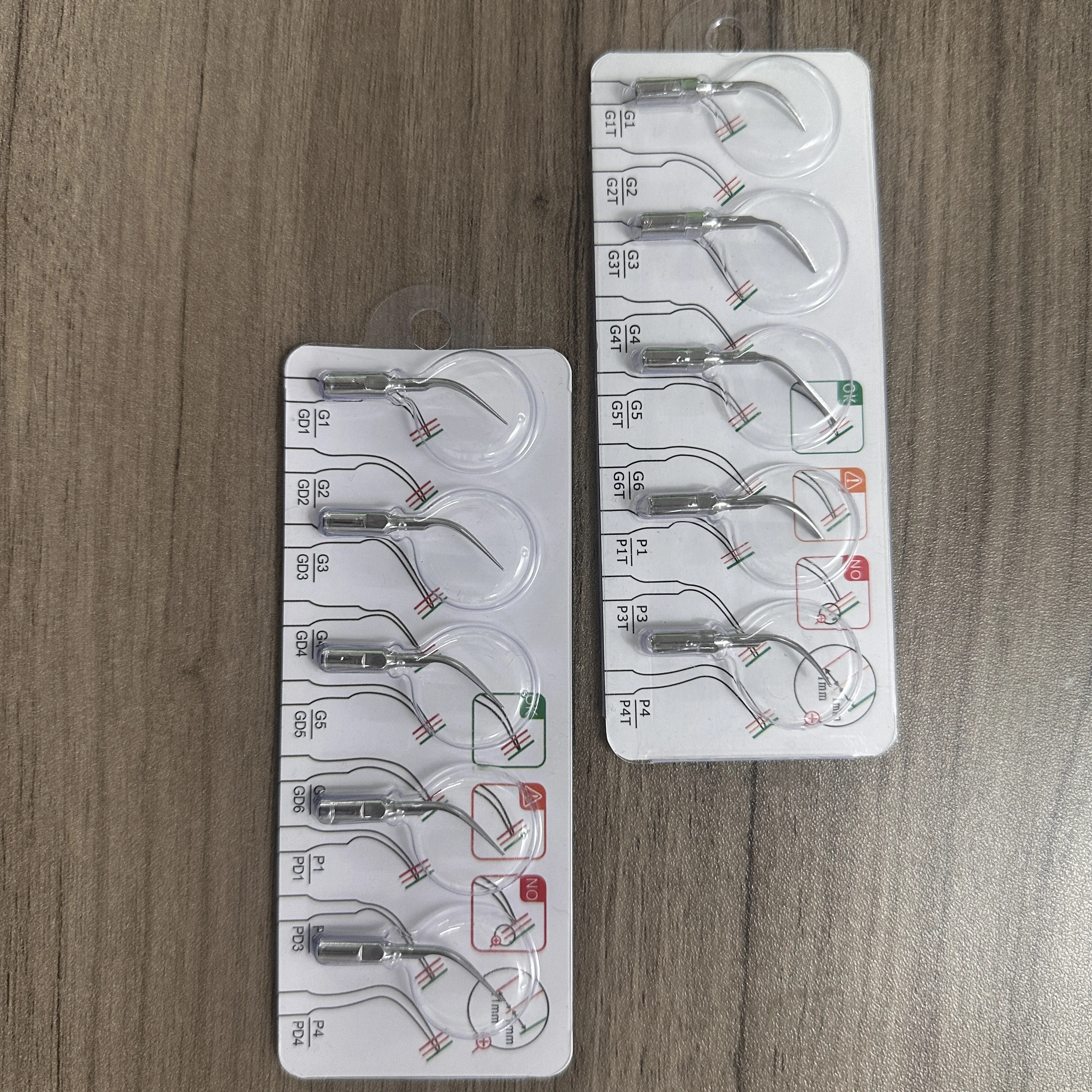 

5pcs/Pack Dental Scaling Tips Stainless Steel Ultrasonic Scaler Scaling Tips Orthodontic tool