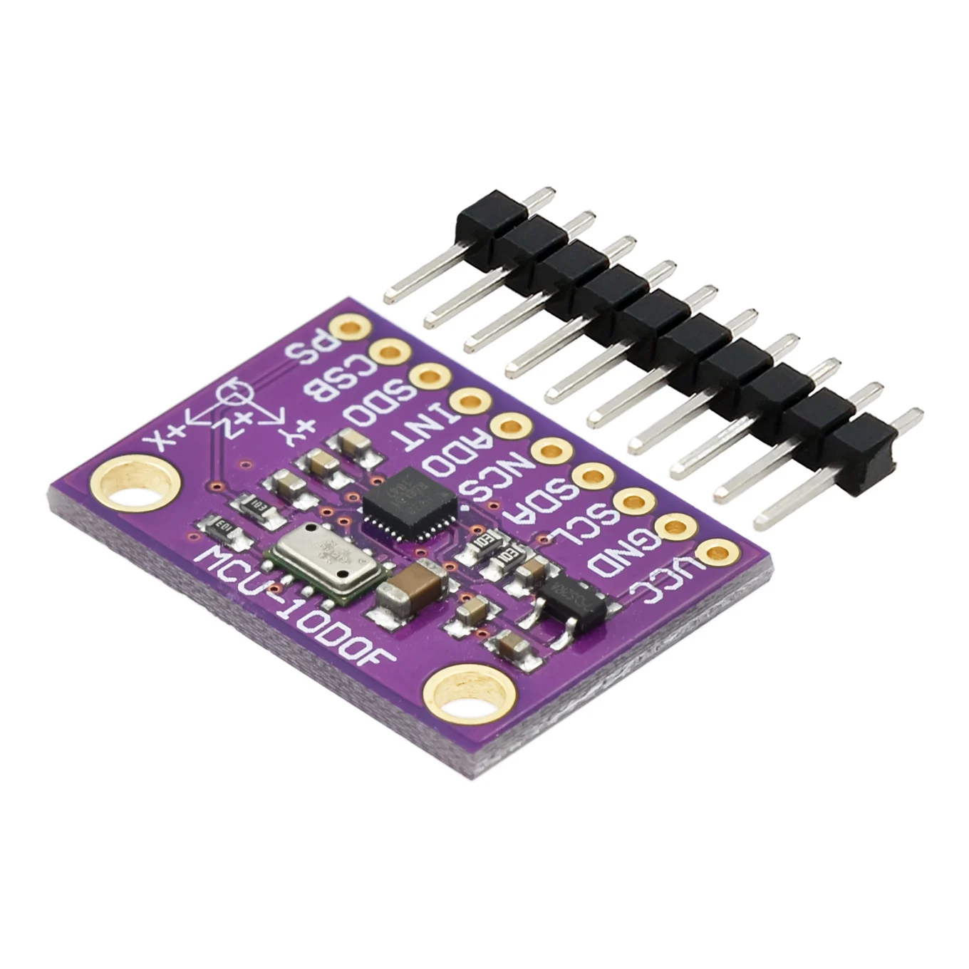 1pz MCU-117 MPU9250/MS5611 modulo di assetto a 9 assi 10DOF ad alta precisione comunicazione SPI/IIC