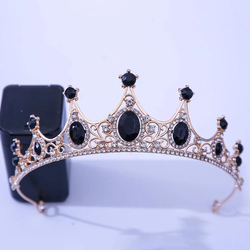 Fashion Crystal Rhinestone Tiaras Wedding Hair Accessories For Women Bride Queen Diadems Princess Women Head Jewelry Party Gift