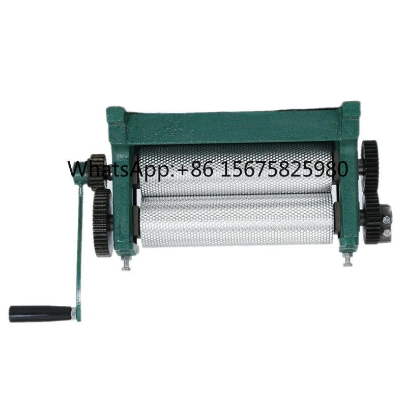 310mm Beeswax Foundation Roller Machine Custom Embossing Equipment Beekeeping Press Tool