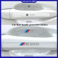 4/8pcs Transparent Car Door Handle Protector Film Badge Stickers For BMW E39 E46 E30 E36 E87 E60 E90 F30 F20 X3 X5 X6 G20 G30