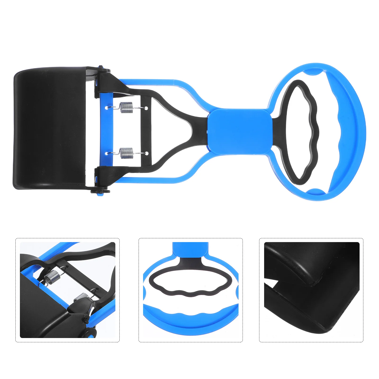 

Portable Blue Pet Poop Tool Strong Spring Abs Material One Hand Operation Yard Park Clean Dog Waste Scooper Pet Stool