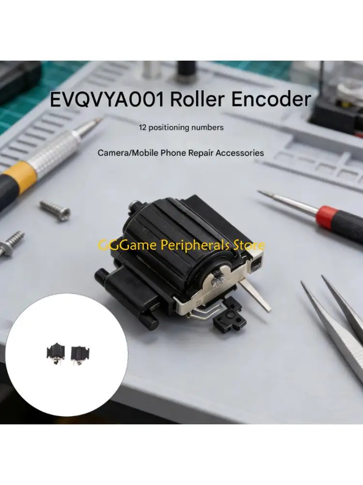 

U55B 1/2pcs Repair Part Coding Switches Accessories EVQVYA001 Encoders 12 Positioning Roller Type Dials Encoders