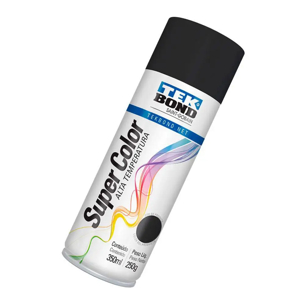 350ml Tekbond High Temperature Matte Black Spray Paint