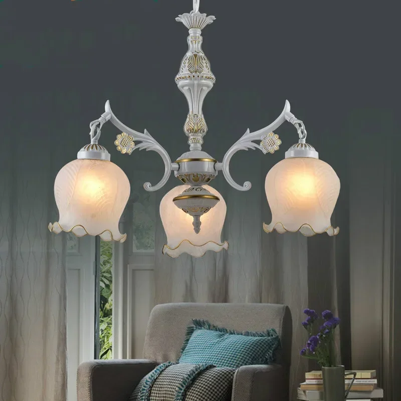 New Genuine Zinc Vintage Foyer Lampadario LED Chandelier Light Top Novelty Indoor Lights Wedding Decoration Lustres De Cristal