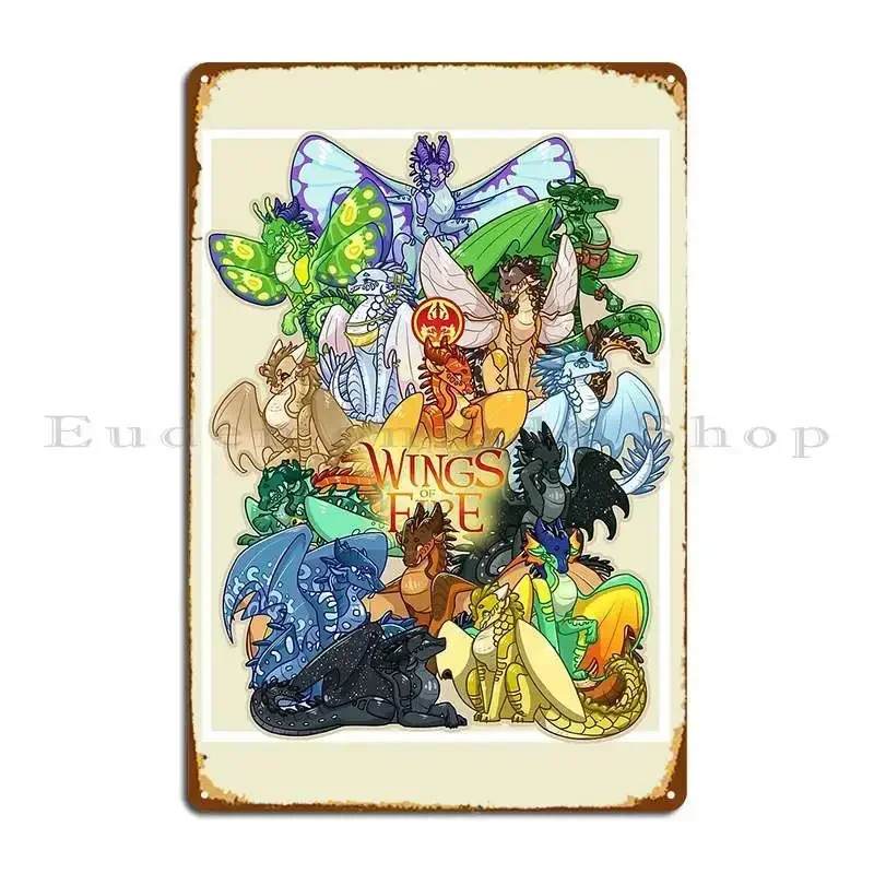 Wings Of Fire Metallschild-Designs, Kino, Retro, Höhle, Blechschild, Poster