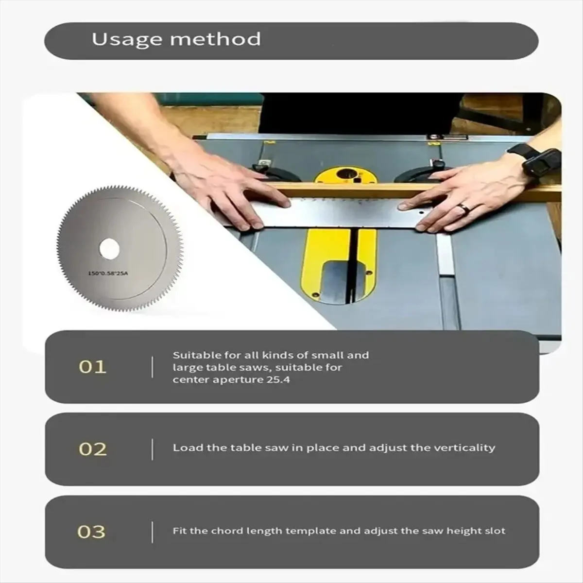 

Подставка для гитары, слот для настольной пилы, 0,58 мм, замена подставки для гитары, инструменты Luither, компактная пила для тяжелого металла [cilae-17R]