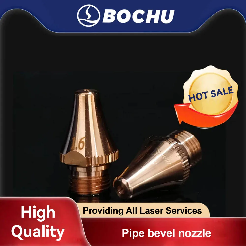 

10 шт. лазерных насадок BOCHU 3D M8 H19 D11, калибр 1.0-5.0, для трубчатых фасочных насадок, для лазерных режущих головок BOCHU BLT421T BLT441T BLT461T