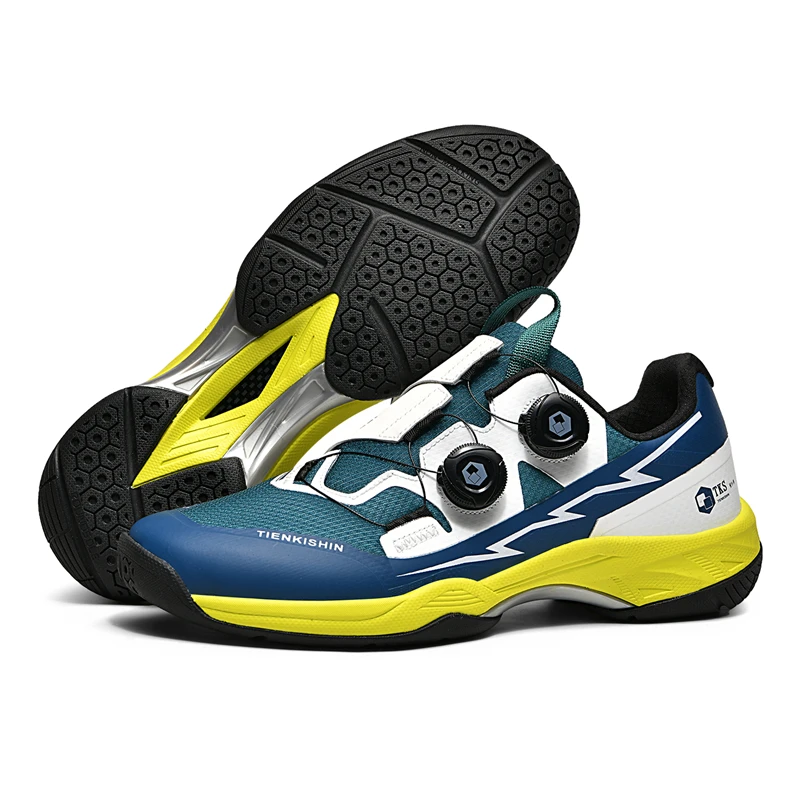 Anti-Slip Badminton Shoes for Men Women Professional Sport Tennis Sneakers Outdoor Gym Matches with Good Arch Support