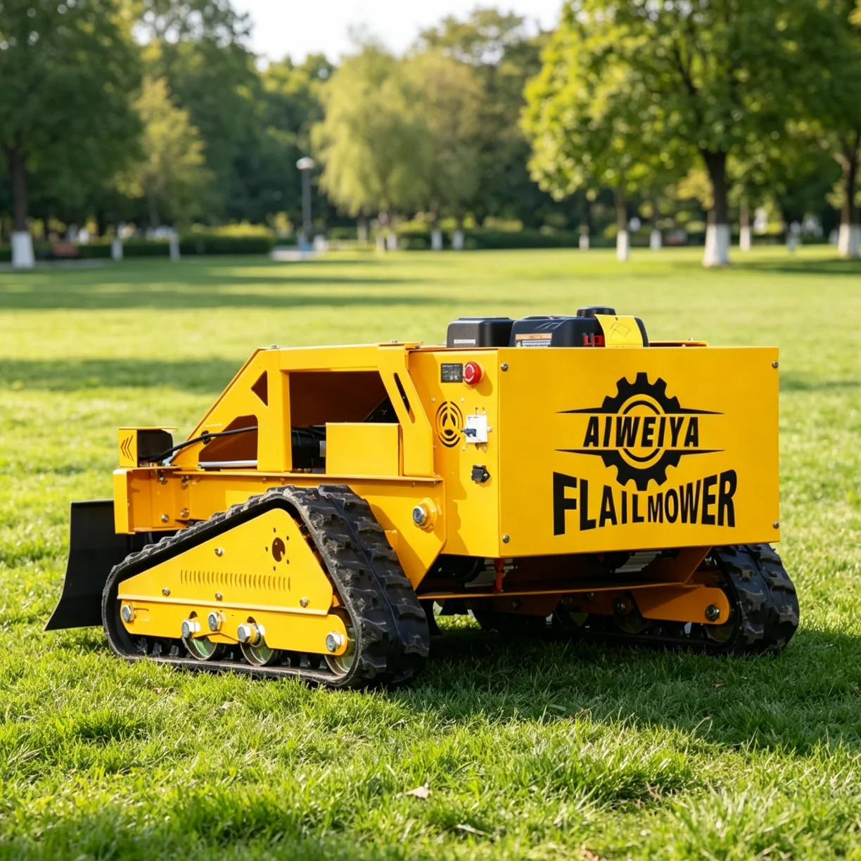 

Customized remote control lawn mower Crawler Zero Turn Lawn Mower Remote Control Tracked Mower CE EPA Certified