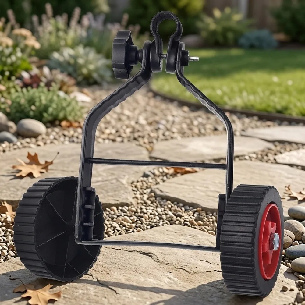 Grass for eater Support Wheels with Soft Plastic Buckle System Fits 22mm 26mm Straight Shafts for Reliable Performance on Lawn