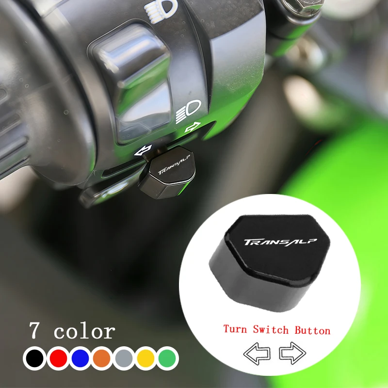Mototcycle Accessories Switch Button Turn Signal Switch Key Cap For Honda Transalp 600 650 750 700 Xl750 Xlv650 Xl650v