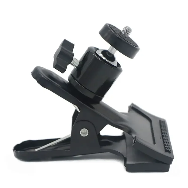 Professional Photograph Studio Camera Flash Light Stand Bracket Clamp, 1/4 Standard  thread Hot Shoe Metal Holder Clip, Photogra