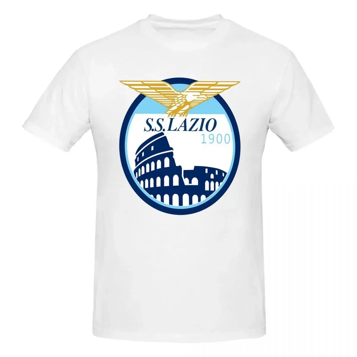 Lazio 100% Cotton T-shirt Male Funny T Shirts Men Round Neck Short Sleeve S-6XL