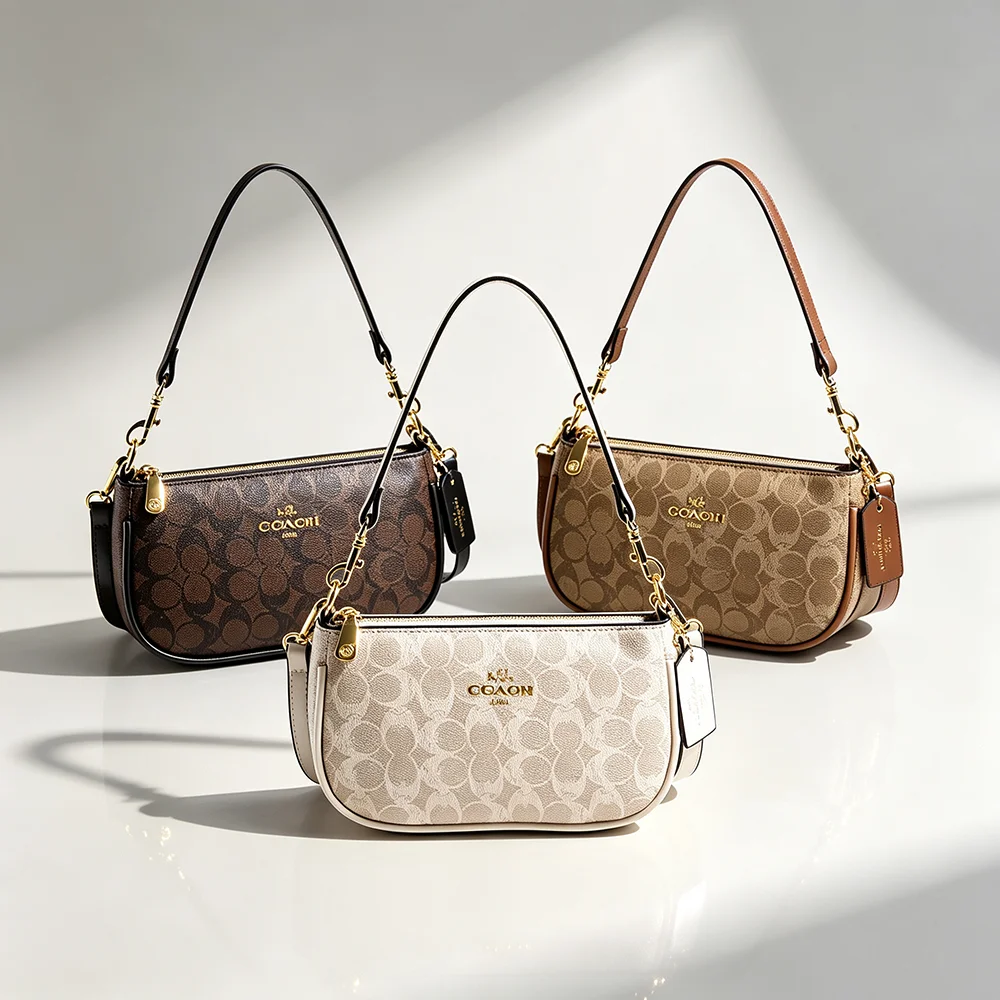 High-End Women's Underarm Shoulder Bag Classic Vintage Ladies Crossbody Handbag Elegant Designer Leather Messenger Bag For Women