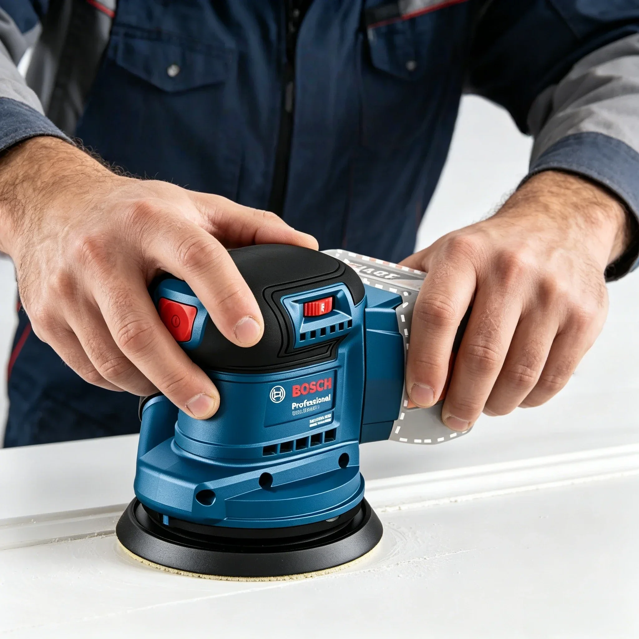 Bosch GEX 185-LI 18V Brushless Orbital Sander 125mm Cordless Polisher Low Vibration Dustless Sanding Machine view 2