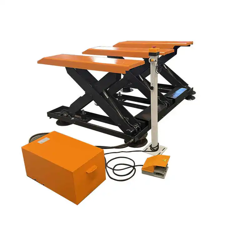 3000KG Smart Electric Portable Mid-Rise Scissor Lift Car New Factory Workshop Use Stationary Pallet Lifting Industrial Robots