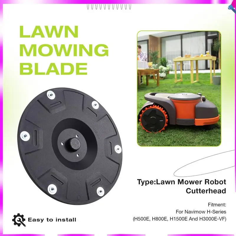 

N96R RSSE-H-1 Lawn Mower Robot Cutterhead For Segway Navimow H-Series H500E H800E H1500E H3000E-VF Cutter Disc Mower Parts