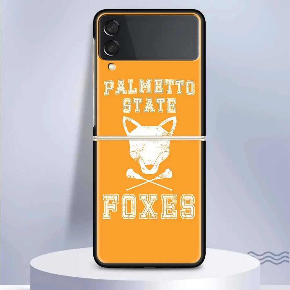 Andreil All For The Game Palmetto State Foxes For Samsung Galaxy Z Flip 6 5 4 3 5G Phone Case Black Hard Cover ZFlip 6 5 4 3 Sho