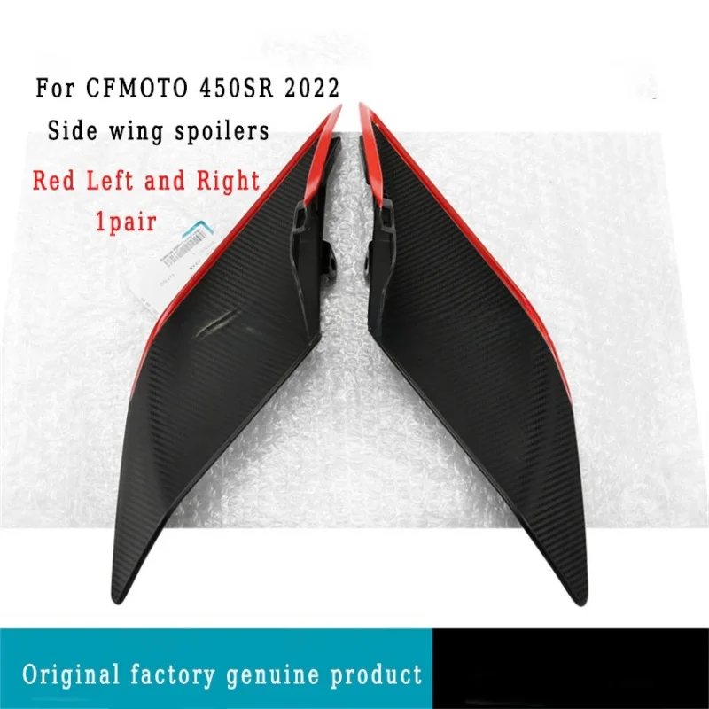 Per CFMOTO 450SR 450 SR 450 SRS 2022 2023 2024 Spoiler laterale, ala vento fissa, protezione ala, spoiler anteriore, accessori moto