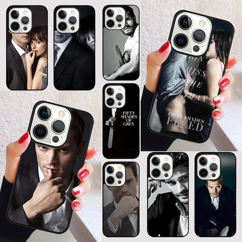 Jamie Dornan Fifty Shades of Grey cover For iPhone 15 16 13 12 11 14 Pro Max Mini Max SE 2020 7 8 6S Plus Phone Case