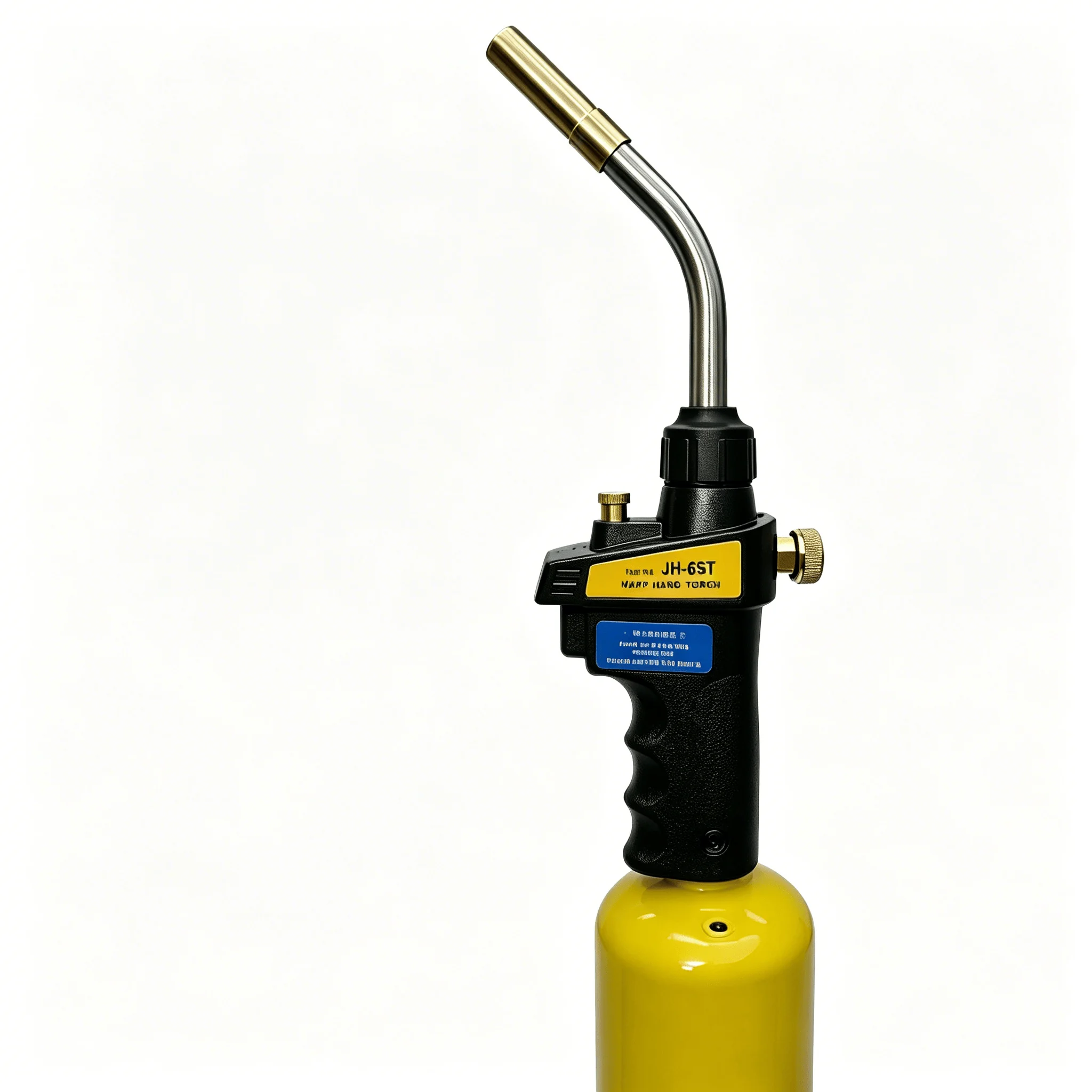 1.5m Hose MAPP Gas Brazing Hand Torch, Multi-use Welding Tool for Jewelry Heating Quenching AC Copper Tube Soldering Repair