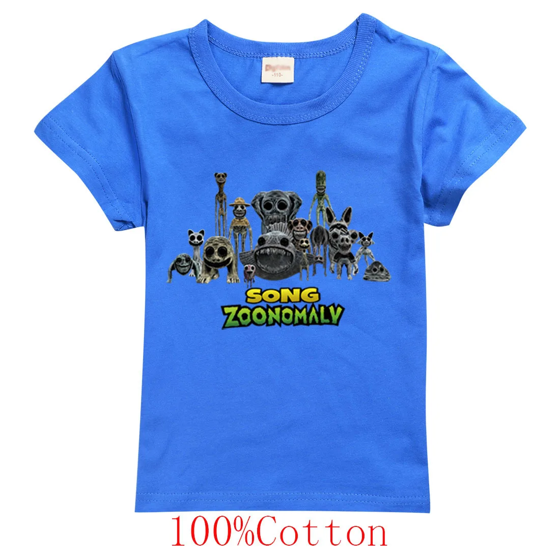 New Game ZOONOMALY Clothes Kids Cotton T Shirt Baby Girls Summer T-Shirt Junior Boys Fashion Tops Children Short Sleeve Tshirts