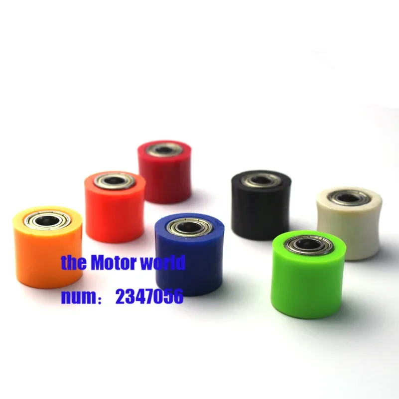 8mm 10mm Chain Roller Tensioner Pulley Wheel Guide For YZF RMZ KLX CRF 80 250 150  450 Motorcycle Motocross Pit Dirt Bike