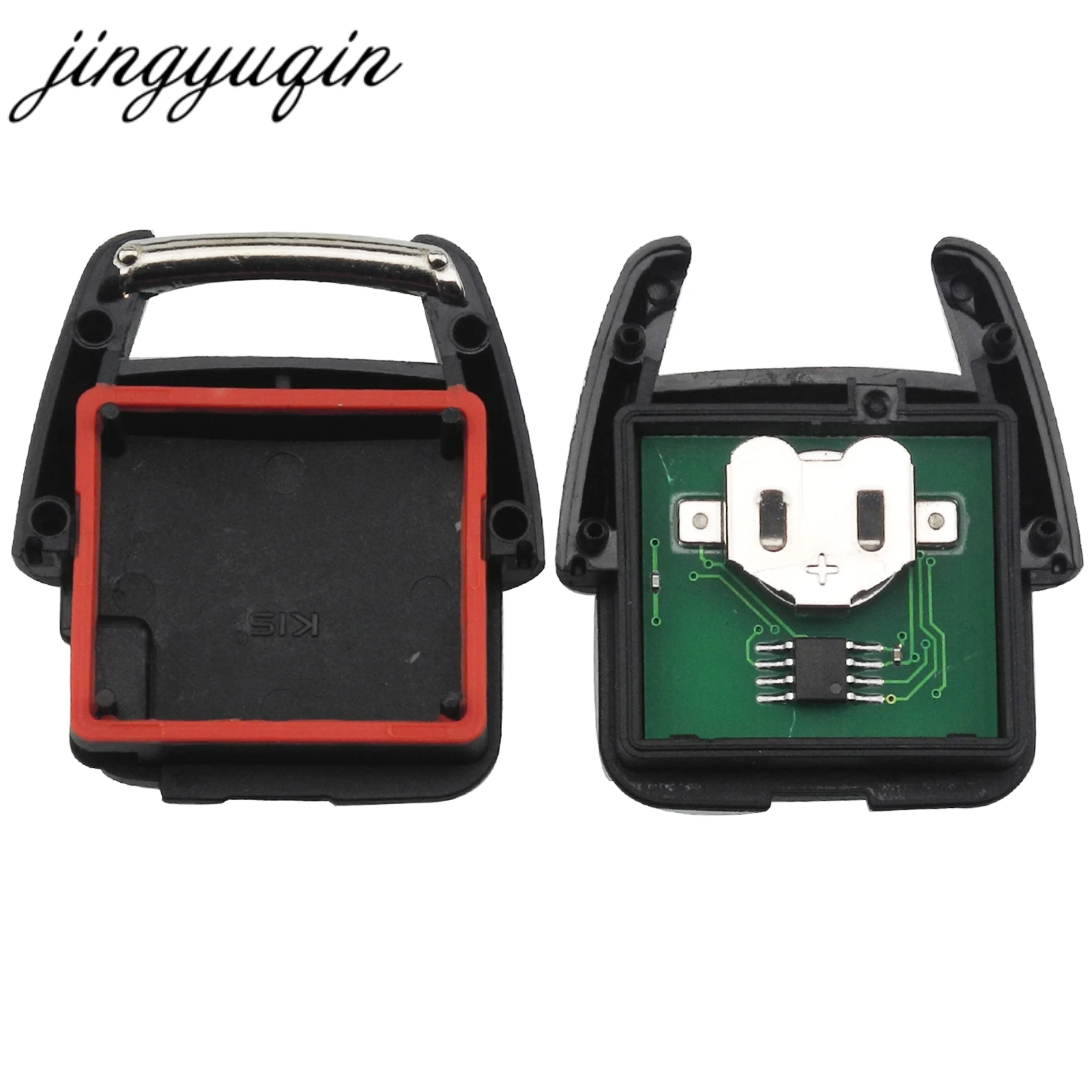 Jingyuqin รีโมท2ปุ่ม433MHz FOB สำหรับ Opel Delphi Vauxhall Astra 1998-2005 ID40ชิป HU43 HU100 YM28ใบมีด HU46
