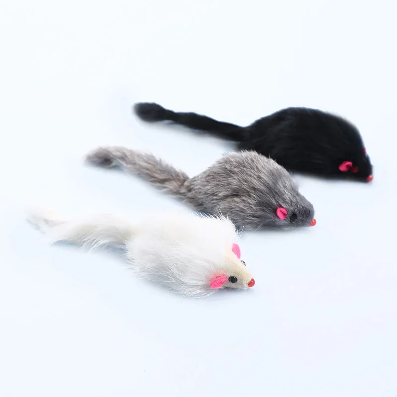 1Pcs Plush Catmint Simulation Mouse Interactive Cat Pet Catnip Teasing Interactive Toy For Kitten Gifts