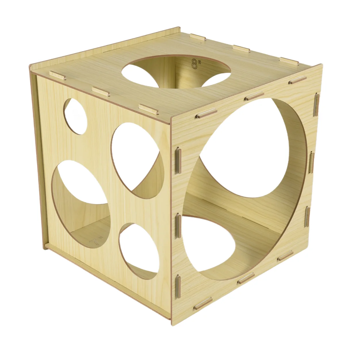 أداة قياس صندوق مقاس البالونات ذات 9 فتحات من ABJS مقاس 2-10 بوصة لحفلات أعياد الميلاد وحفلات الزفاف