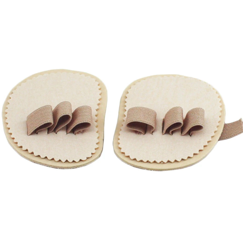 

1 Pair Mallet Overlapping Toe Straightener Pad 3 Toe Spreader Corrector Durable Lightweight Exquisite Design Premium Comfort
