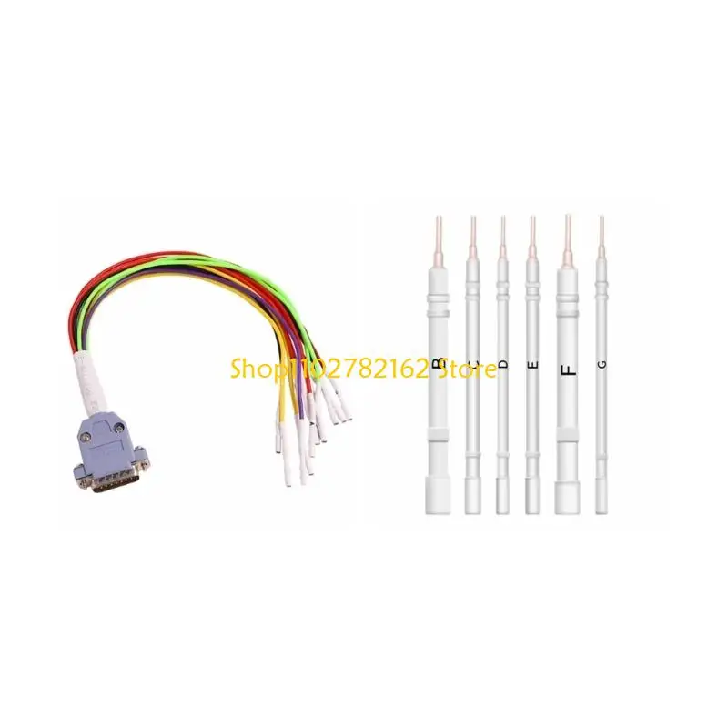 547B Ergonomic Strong Workbench Cable Heat Resistant Diagnostic Cable Set Workbench Adapters set for FC200 DB15