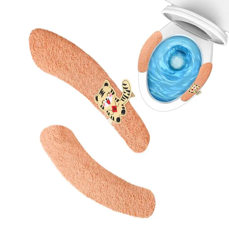 Adesivo Levantado Toilet Seat Cover Pad, Grosso, Quente, Amortecido, Lavável, Reutilizável, Tampas de Tampa, Alívio Máximo