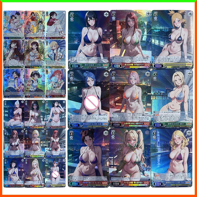 

Аниме Weiss Schwarz DIY ACG Asami Nanami Ichinose Chizuru Tsunade Haruno Sakura Hyuga Hinata Коллекционные карты игрушки для мальчиков подарок