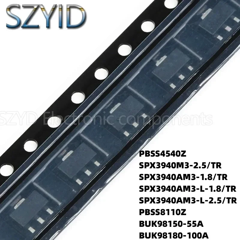 100PCS SOT223 PBSS4540Z SPX3940M3-2.5TR SPX3940AM31.8TR SPX3940AM3-L1.8TR SPX3940AM3-L2.5TR PBSS8110Z BUK98150-55A BUK98180-100A