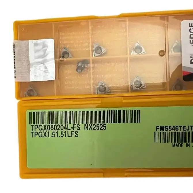 10pcs/box TPGX080204L-FS NX2525/TPGX110304 HTi10/TPGX110304R NX2525/TPGX110308 HTi10 CNC lathe tool view 2