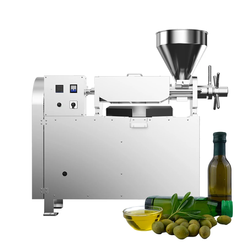 SY-S06 High Quality Powerful 5200w 60-70kg/h Peanut Oil Processing Machine Sesame Extractor for Small Plant Dubai