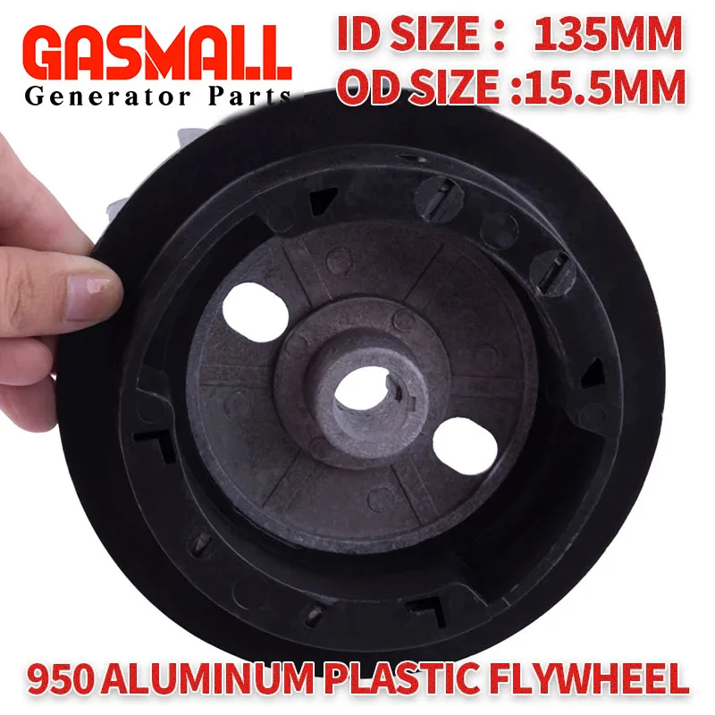 Gasoline engine parts 950 Gasoline Generator Aluminum Plastic Flywheel