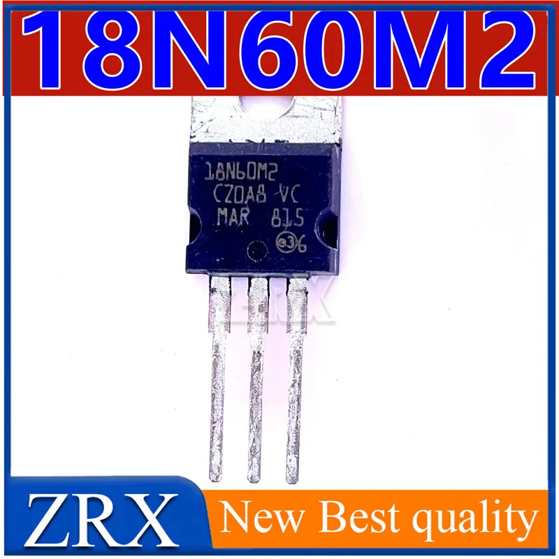 

5Pcs/Lot STP18N60M2 18N60M2 brand new spot TO-220 MOS field-effect power transistor actual diagram