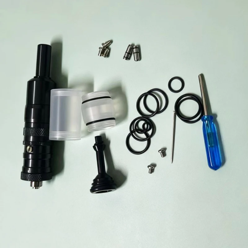 FeV vs Flash-e-Vapor Mini RTA 17mm 3.0ml 316 SS Rebuildable Tank vs NFGTA Tripod 2 VCMT 2 Coilturd AN  Hardware Accessories