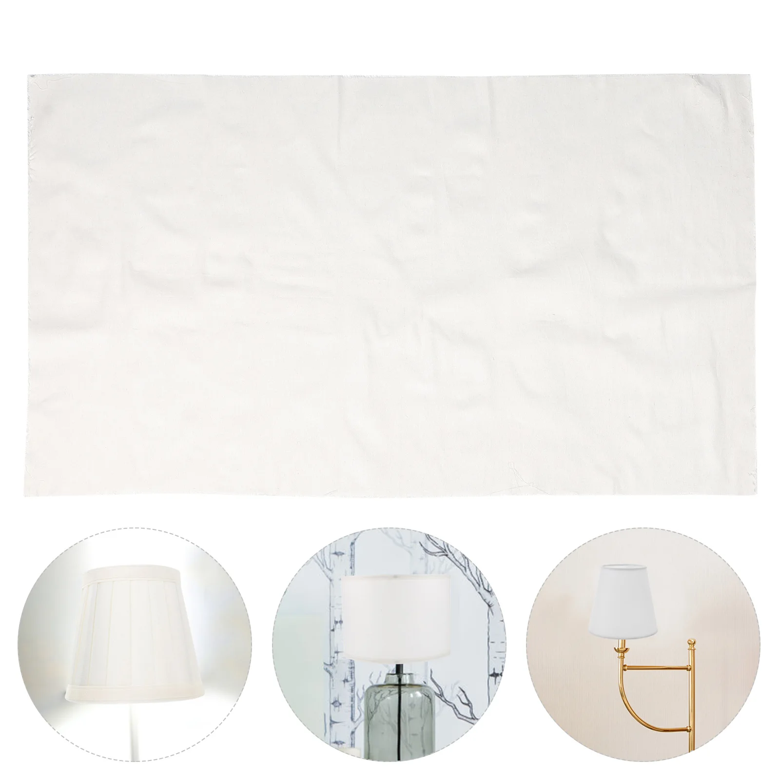

DIY Lampshade Material Fabric Sheet Creative Craft Decorations Simple Elegant Look Fine Craftsmanship Home Decor