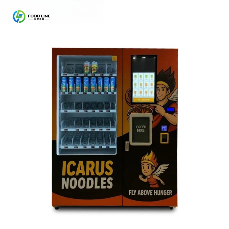 Noodles Ramen Vending Machine with Hot Water Instant Noodle Vending Machine FL Customized