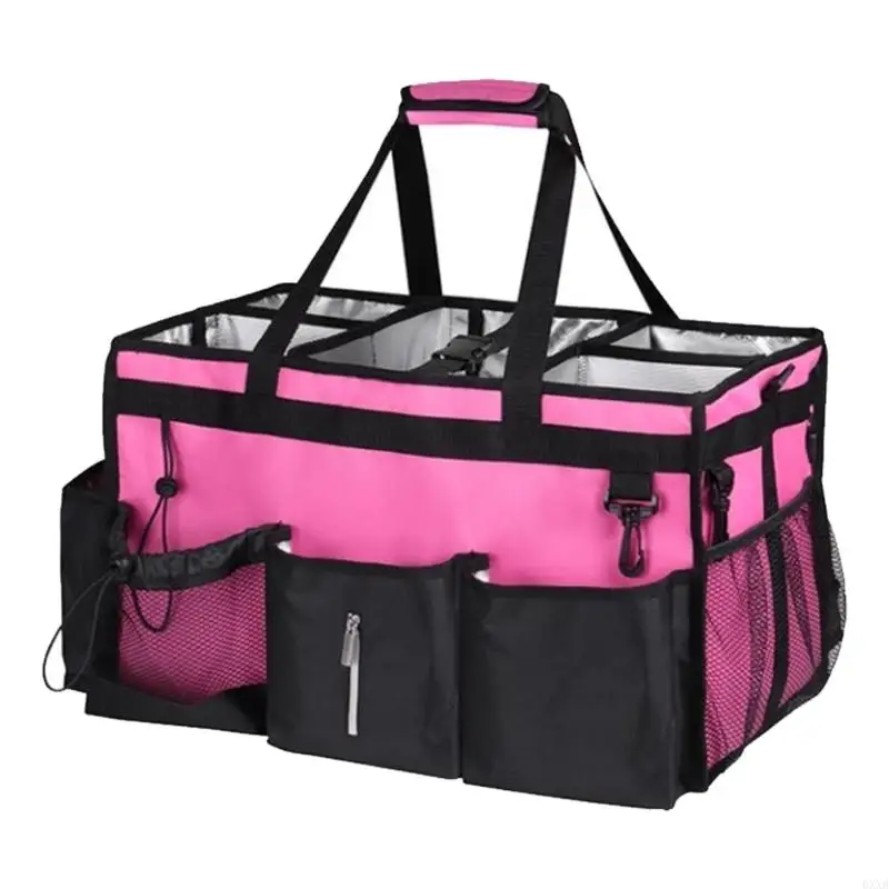 

Heavy Duty Cleaning Storage Box With Multiple Pockets 600D Oxford Fabric Organiser 0XXB