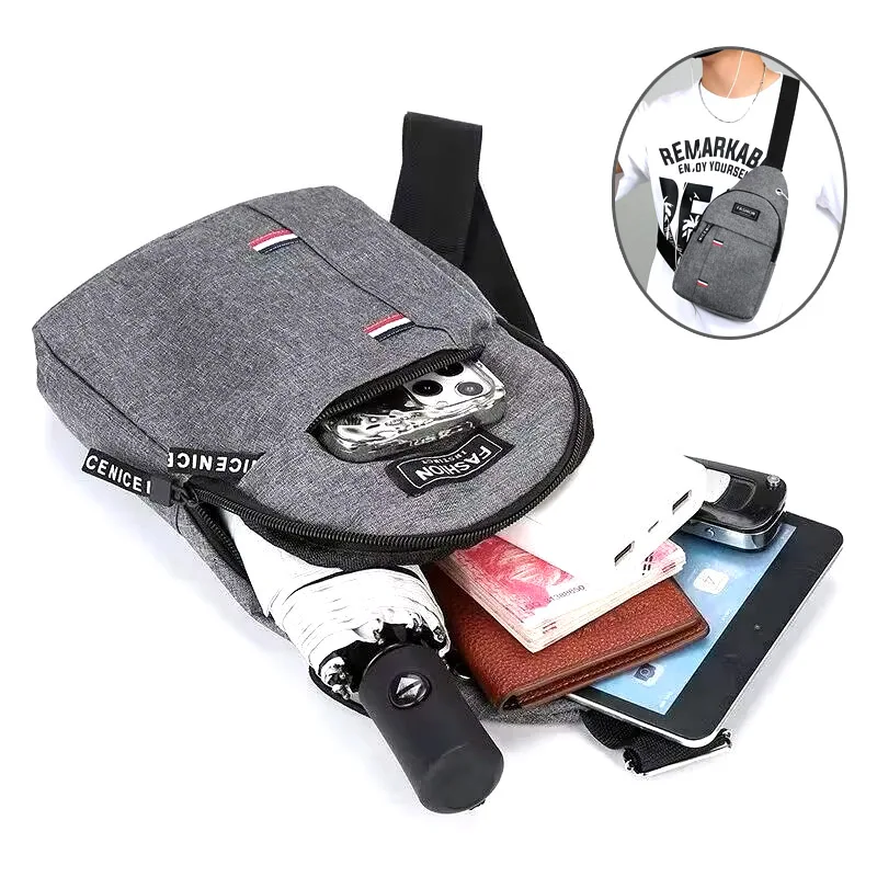 

Fashionable Chest Waist Bag For Men Men Shoulder Bags Crossbody Bags Travel Sling Bag Men's Chest Bag Cross Body Chest Bag