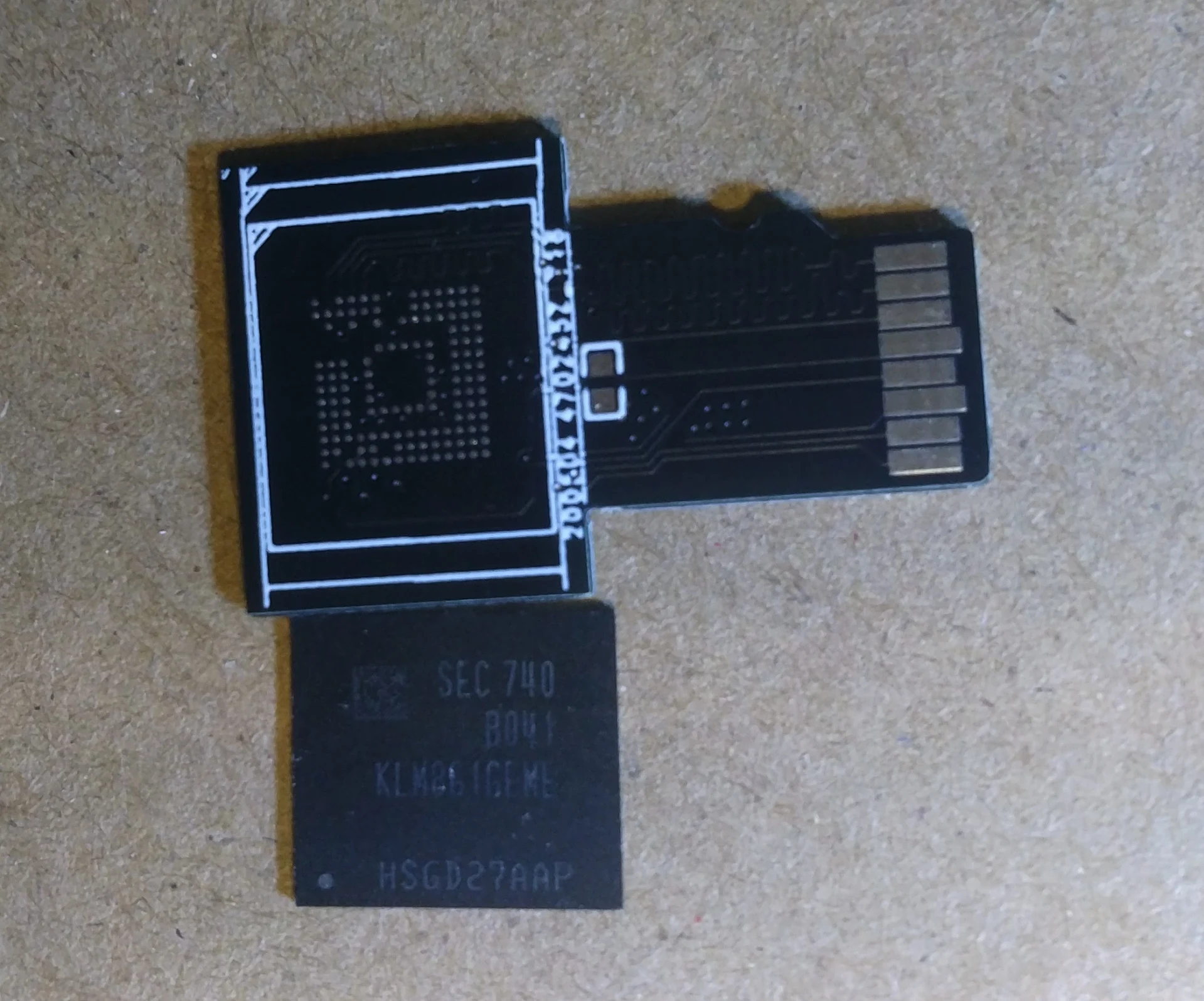 Imagem -03 - Emmc para tf Cartão Adaptador Placa Adaptador Móvel Emcp153 169