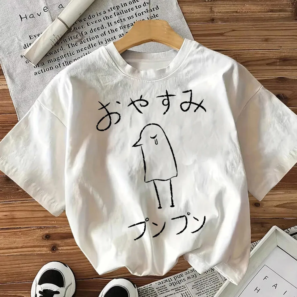 Oyasumi Goodnight Punpun t-shirt women Colorful 80s Breathable Punk women shirt Gothic graphic Pop Culture Grunge 80s Retro