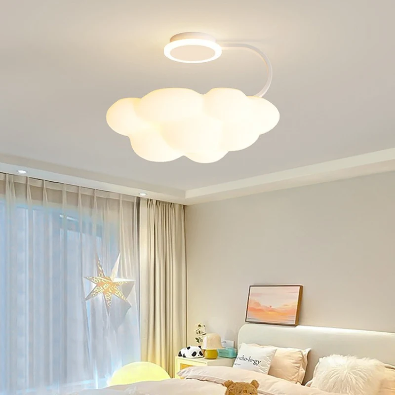 nuvem lustres led lampadas do quarto vento creme quarto do bebe bercario jardim de infancia branco menino menina criancas 01